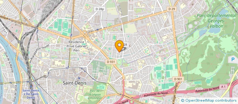 localisation de l'entreprise PROCLEANET SERVICES à SAINT DENIS