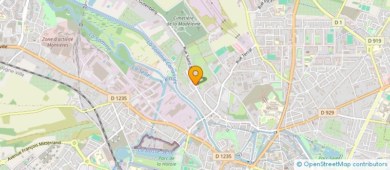 localisation de l'entreprise PROCLEANNET  AMIENS