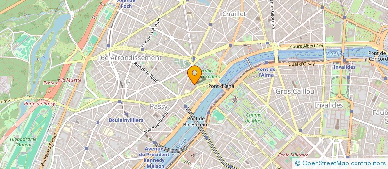 localisation de l'entreprise PROCLIM AUTO à PARIS