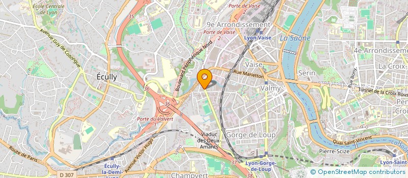 localisation de l'entreprise PROCLIMAT à LYON