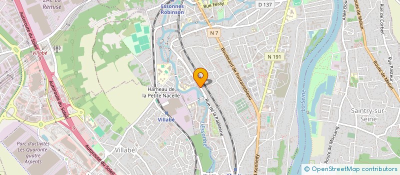 localisation de l'entreprise PROCLIMAX  CORBEIL-ESSONNES