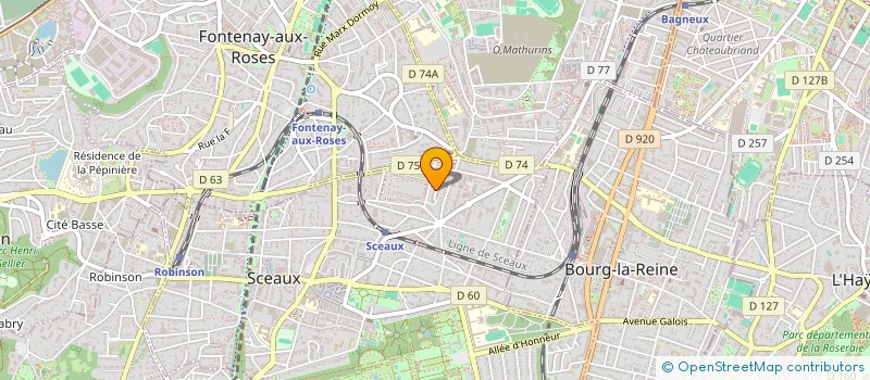 localisation de l'entreprise PROCLYNEO SARL REVETEMENT ET BTP à SCEAUX