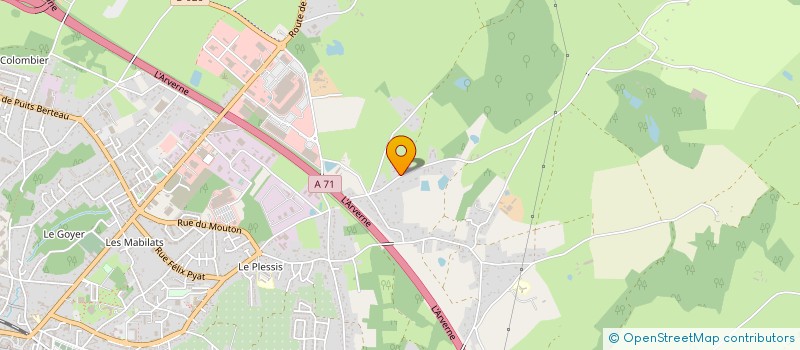 localisation de l'entreprise PROCOBA SARL à VIERZON