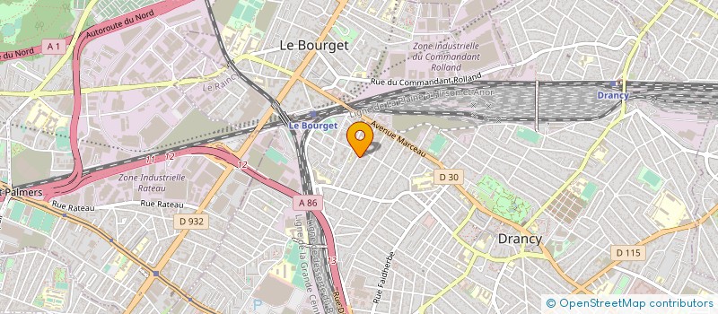 localisation de l'entreprise PROCOBAT à DRANCY