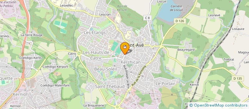 localisation de l'entreprise PROCODE  SAINT-AVE