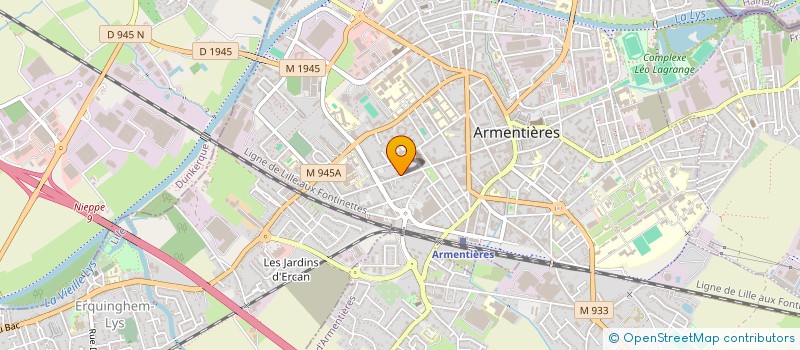 localisation de l'entreprise PROCODE  ARMENTIERES