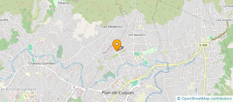 localisation de l'entreprise PROCODIS  PLAN-DE-CUQUES