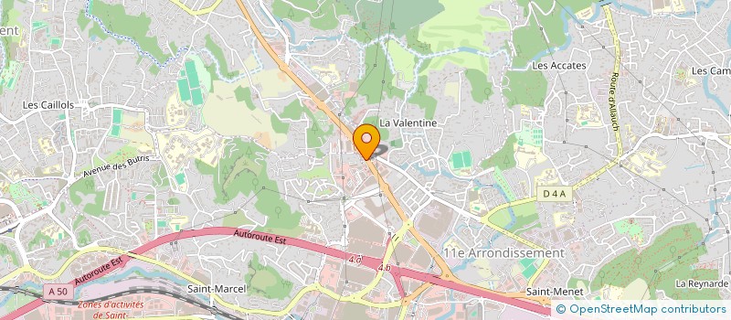 localisation de l'entreprise PROCOIFF VALENTINE à MARSEILLE