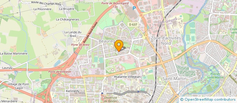 localisation de l'entreprise PROCOLE à RENNES