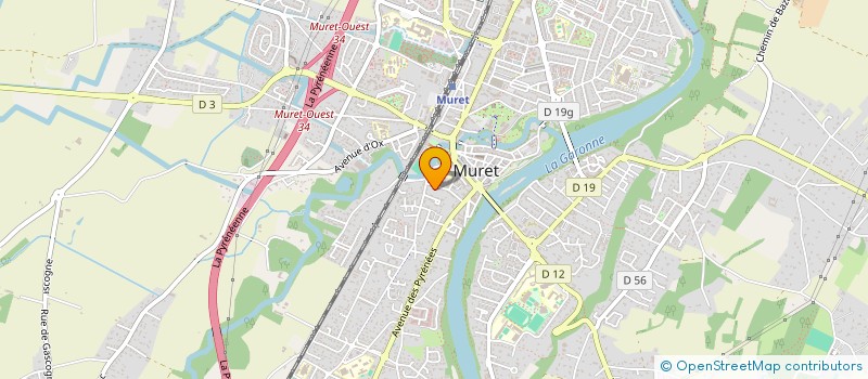 localisation de l'entreprise PROCOLIS à MURET