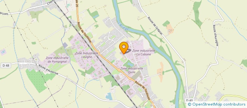 localisation de l'entreprise PROCOLOR à AUTERIVE