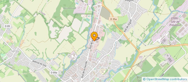 localisation de l'entreprise PROCOLOR PAYS DE GEX à SAINT-GENIS-POUILLY