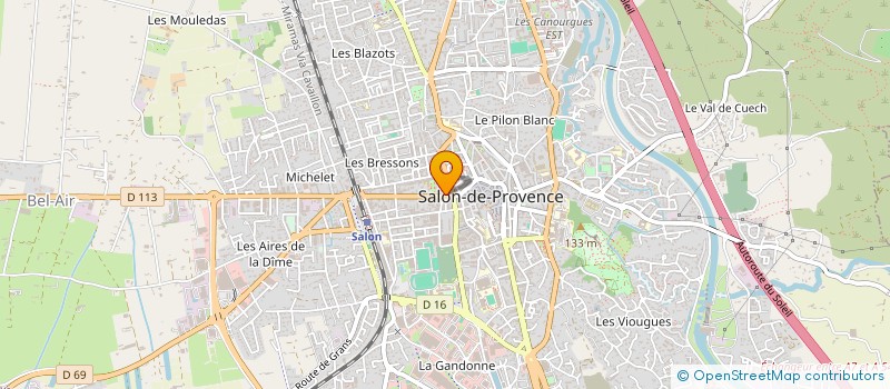 localisation de l'entreprise PROCOM  SALON-DE-PROVENCE