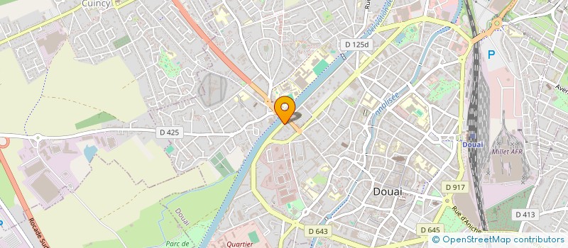 localisation de l'entreprise PROCOM  DOUAI