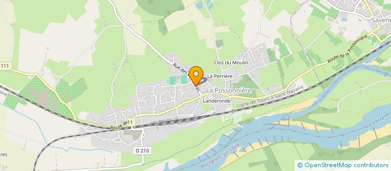 localisation de l'entreprise PROCOM  LA POSSONNIERE