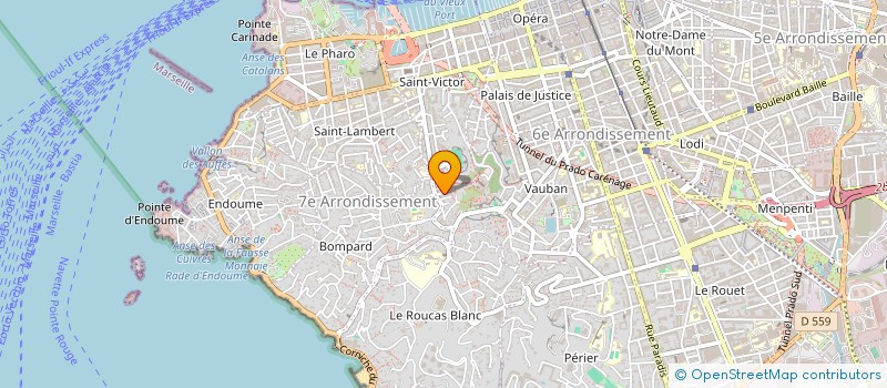localisation de l'entreprise PROCOMED à MARSEILLE