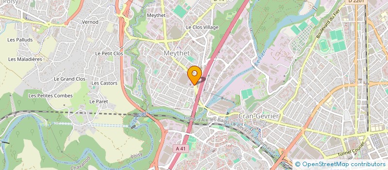 localisation de l'entreprise PROCOMI à ANNECY