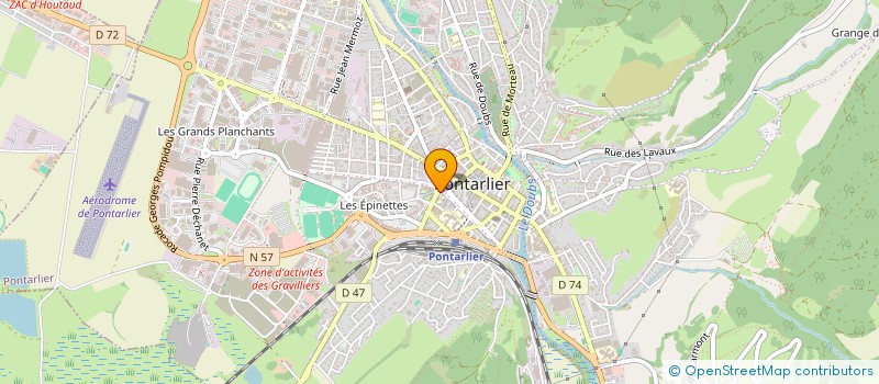 localisation de l'entreprise PROCOMPTOIR à PONTARLIER