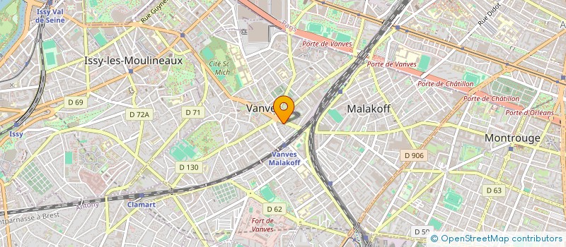 localisation de l'entreprise PROCOMSAT  VANVES