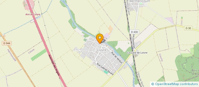 localisation de l'entreprise PROCOMTHES  LOIVRE