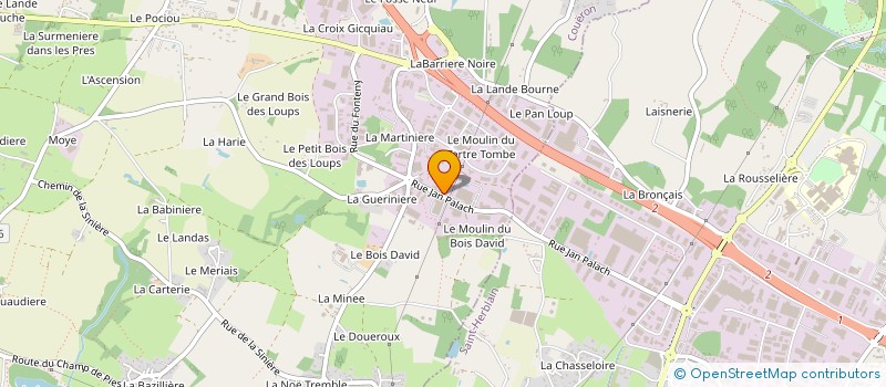 localisation de l'entreprise PROCONCEPT 2 ROUES à COUERON