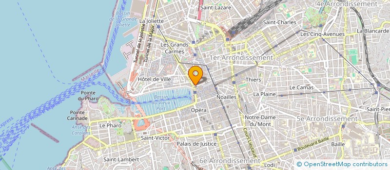localisation de l'entreprise PROCONCEPT à MARSEILLE