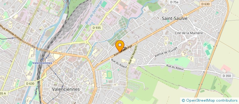 localisation de l'entreprise PROCONCEPT à VALENCIENNES