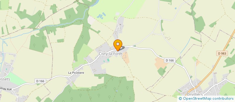 localisation de l'entreprise PROCONCEPT AGENCEMENT à CIVRY-LA-FORET