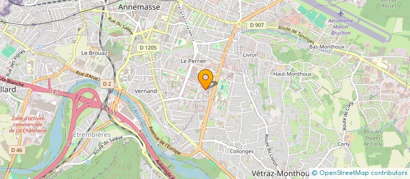 localisation de l'entreprise PROCONSTRUCT EMA  ANNEMASSE