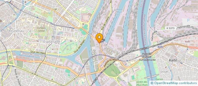 localisation de l'entreprise PROCONTROLE à STRASBOURG