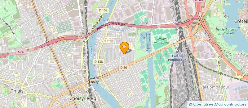 localisation de l'entreprise PROCOP à CHOISY-LE-ROI