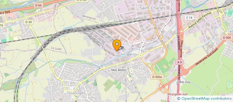 localisation de l'entreprise PROCOPAL  PERPIGNAN