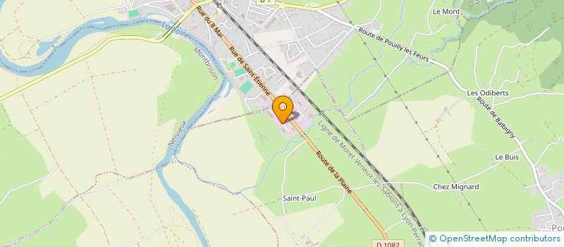 localisation de l'entreprise PROCOUPAGE à EPERCIEUX-SAINT-PAUL