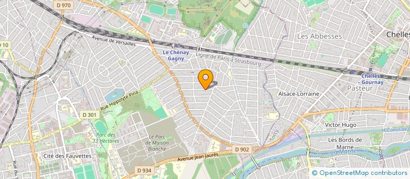 localisation de l'entreprise PROCOVILA S A R L à GAGNY