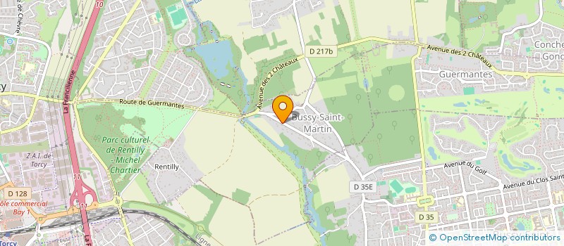 localisation de l'entreprise PROCUMFIDE  BUSSY-SAINT-MARTIN