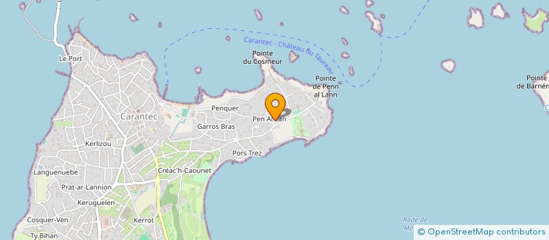 localisation de l'entreprise PROCURAVIA à CARANTEC