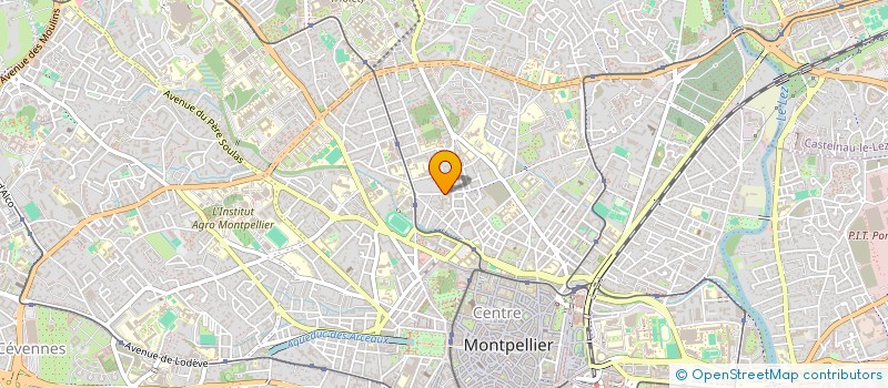 localisation de l'entreprise PROCURE DES MISSIONS à MONTPELLIER