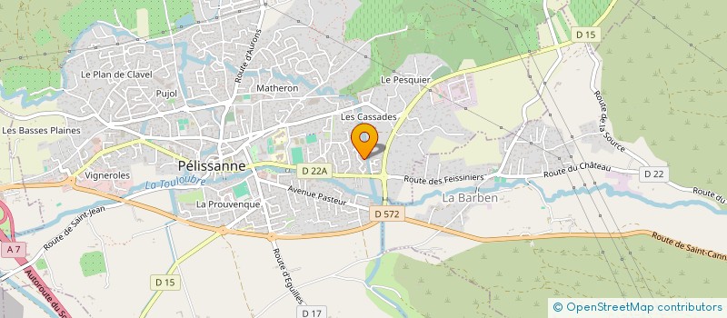 localisation de l'entreprise PROCURIZY CONSULTING  PELISSANNE