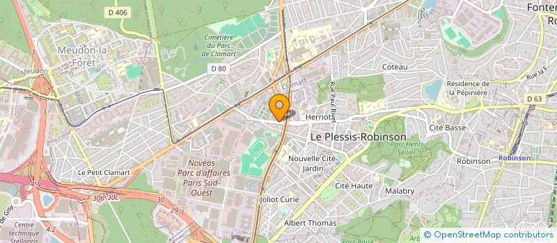 localisation de l'entreprise PROCYON INGENIERIE à LE PLESSIS-ROBINSON