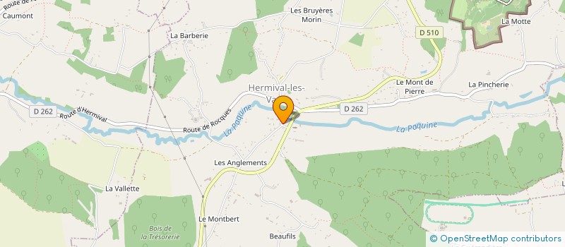 localisation de l'entreprise PROD 2  HERMIVAL-LES-VAUX