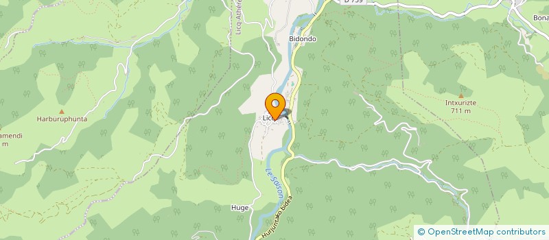 localisation de l'entreprise PROD.64.TOURPROMOTIONAL  LICQ-ATHEREY