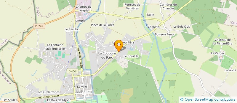 localisation de l'entreprise PROD'ACT  CHAVEIGNES