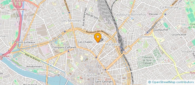 localisation de l'entreprise PROD AND COM 2020 à TOULOUSE