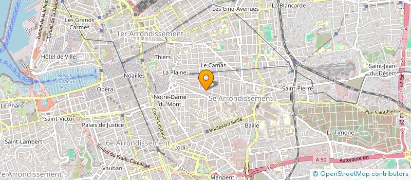 localisation de l'entreprise PROD ARTE à MARSEILLE