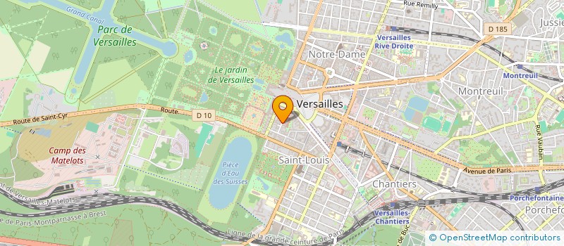 localisation de l'entreprise PROD BOX à VERSAILLES