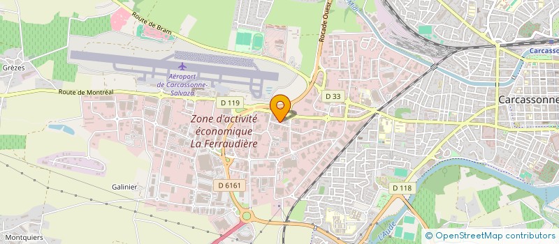 localisation de l'entreprise PROD CHIMIQ ET ENGRAIS DE BRAM  CARCASSONNE