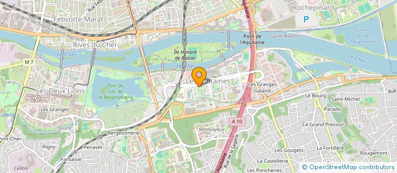 localisation de l'entreprise PROD'CITE à TOURS
