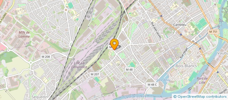 localisation de l'entreprise PROD DES ASTRES  LILLE