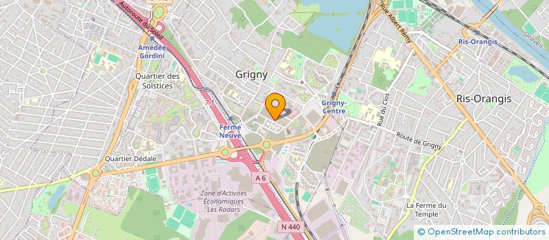 localisation de l'entreprise PROD'EXOTIC à GRIGNY