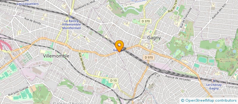 localisation de l'entreprise PROD GAMA CONSTRUCTION  VILLEMOMBLE